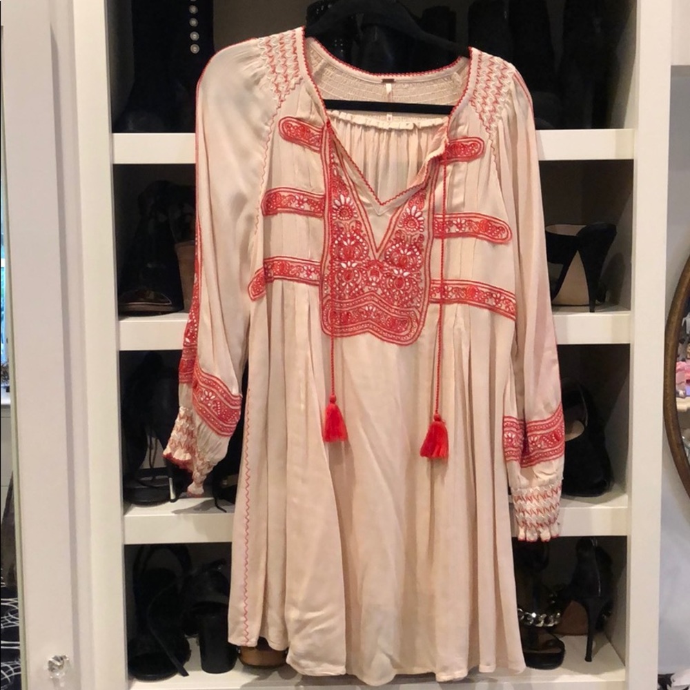 Free People Boho Mini Dress XS